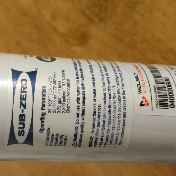 2 Pack Sub-Zero 7012333 Ice Maker Water Filter Replacement 7042803 UC-15 UC-15IO - Picture 5 of 9